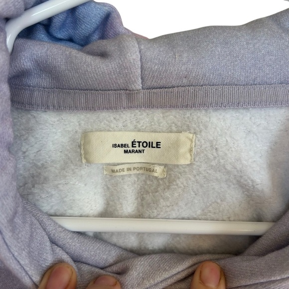 Isabel Marant Étoile Mansel Gradient Hoodie Size 8 Streetwear Designer Casual - Picture 4 of 16